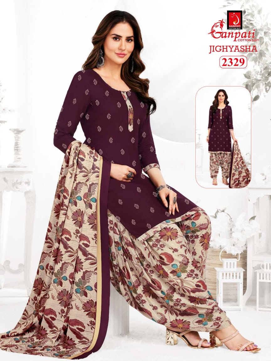 Jighyasha 23 By Ganpati Cotton Printed Dress Material Suppliers In India